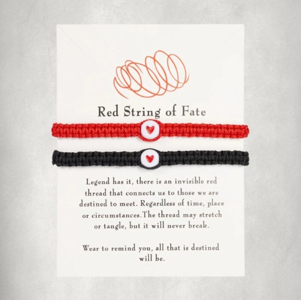 Couples Braided Rope Bracelet Set